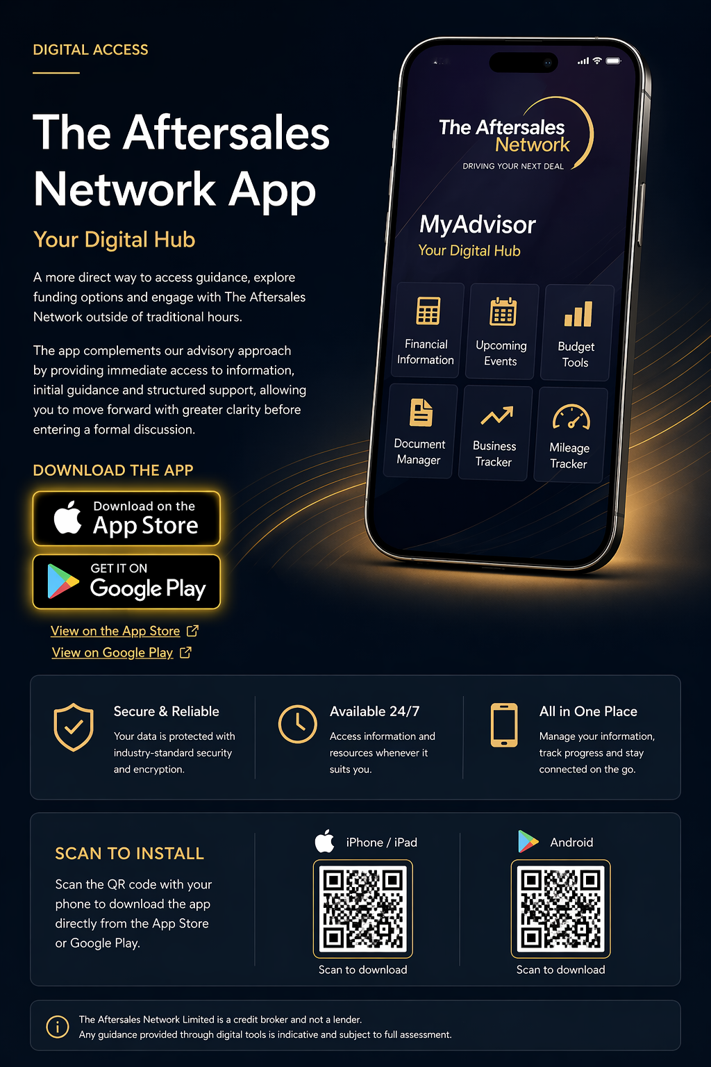The Aftersales Network App preview